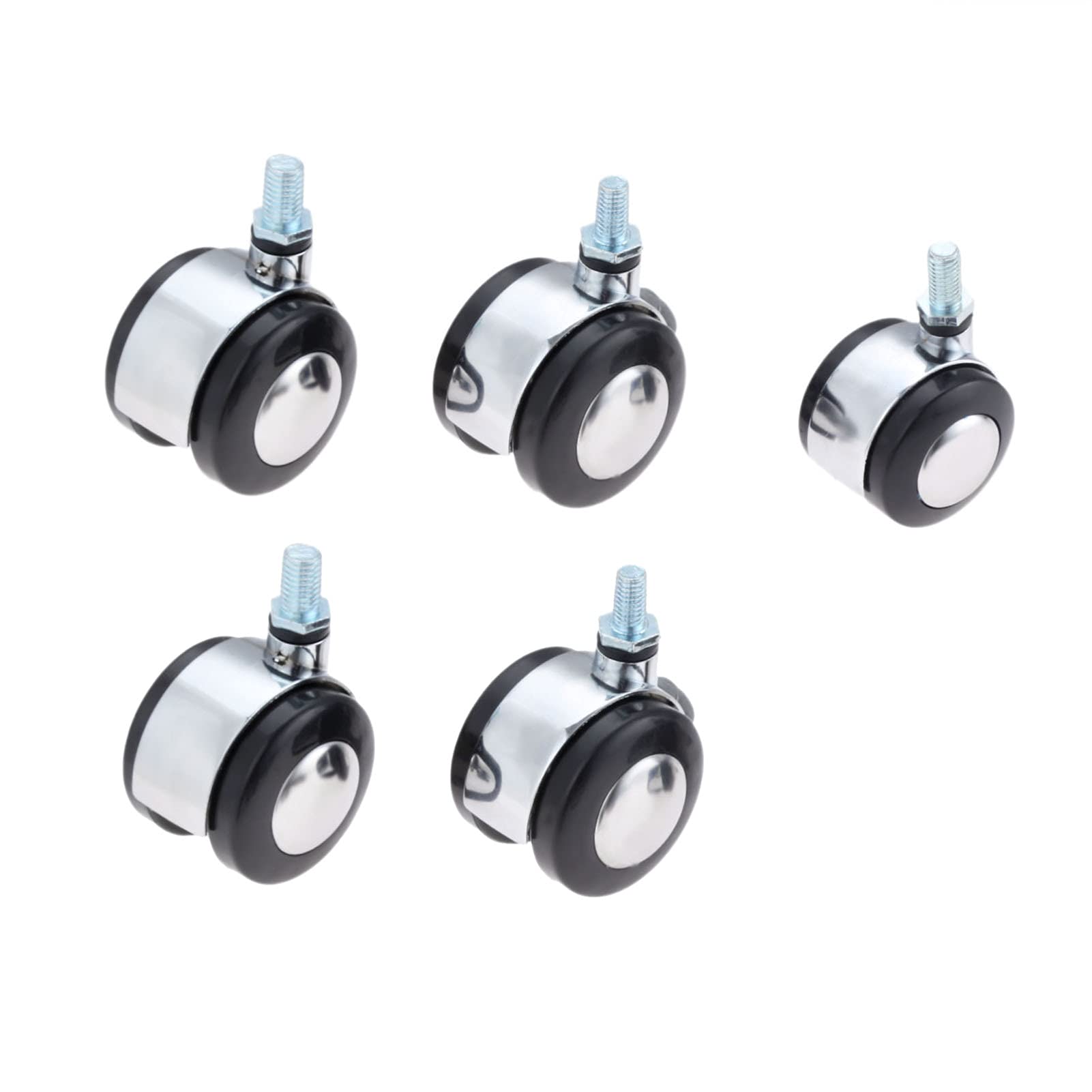 Best Office Chair Wheels for Carpet - Heavy Duty Replacement Casters for Desk & Gaming Chairs - Noise Reducing Rollerblade Style Casters - Perfect for Home Office, Conference Rooms & Workspaces