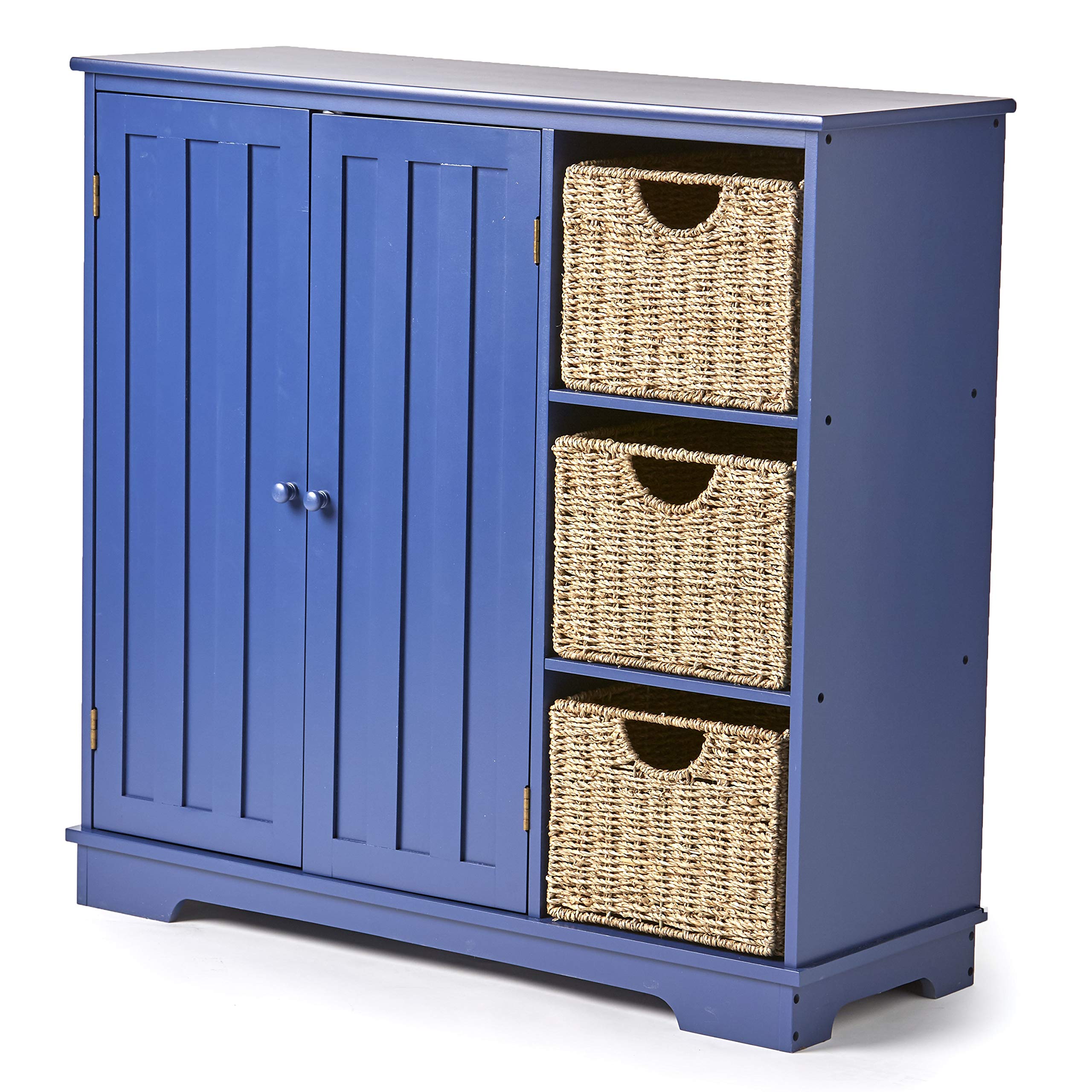 Lakeside Collection Beadboard Wooden Storage Cabinet 30