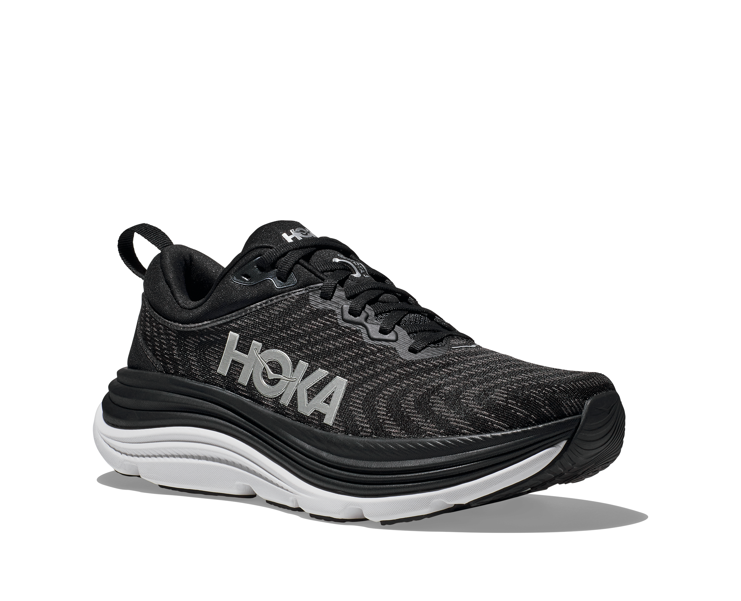 **Women's Gaviota 5 WIDE Running Shoes - Black/White (BWHT) - Comfortable Support for Walking, Jogging & Everyday Wear**
