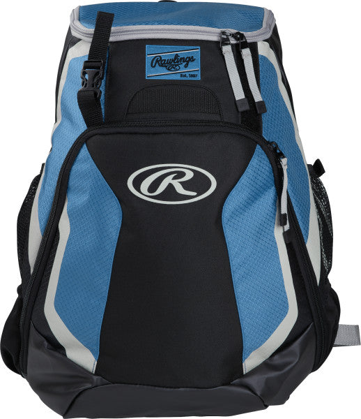 Rawlings R500 Baseball Backpack for Players - Durable Sports Bag for Training, Games & Travel | Perfect for Baseball, Softball & School Use