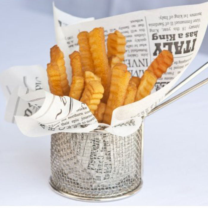 Greaseproof Paper for Food Wrapping - Eco-Friendly Newsprint Design - Perfect for Bakery, Deli & Takeout Packaging