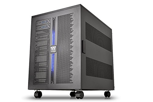 Thermaltake Core W200 Super Tower Computer Case - XL-ATX, Dual System, Extreme Water Cooling, Fully Modular & Stackable Design (Black) - Perfect for High-End Gaming PCs, Workstations, and Custom Water-Cooled Builds