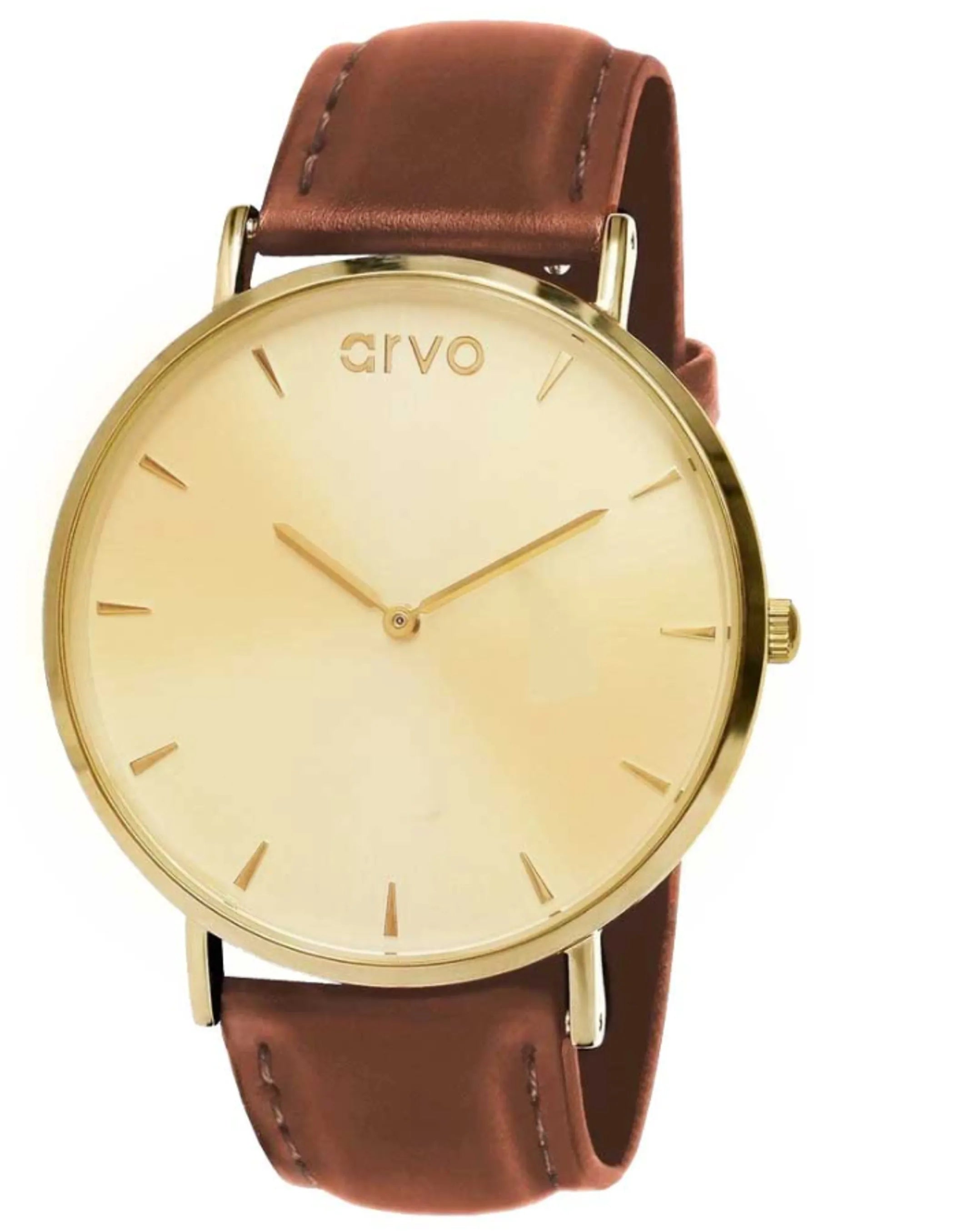 Arvo Leonardo Watch for Men - Luxury Stainless Steel Chronograph with Date Display - Perfect for Business, Casual & Formal Occasions