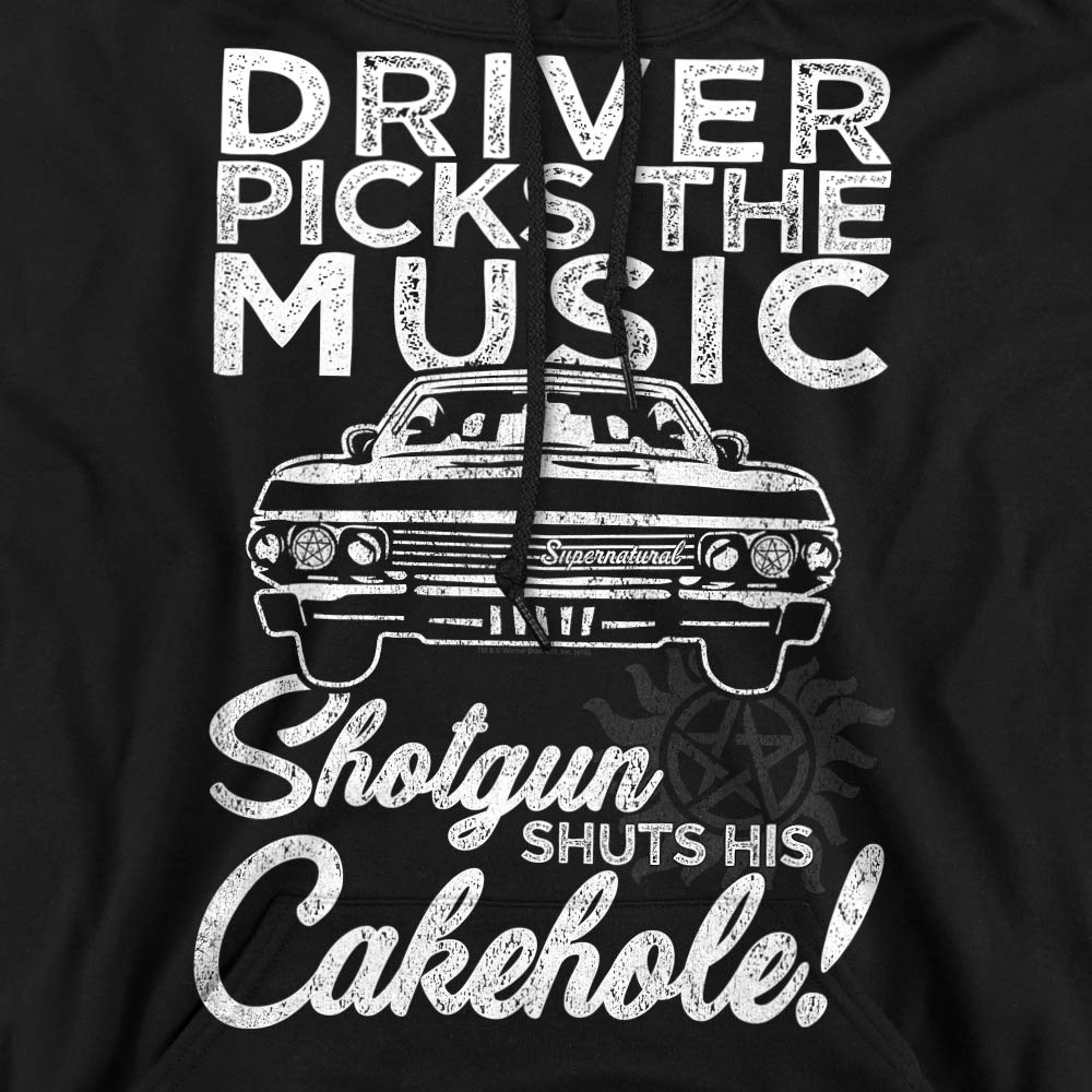 Supernatural Driver Picks Music Unisex Hoodie - Soft Pullover Sweatshirt for Men & Women | Casual Wear, Gift for TV Fans, Cozy Lounge Outfit