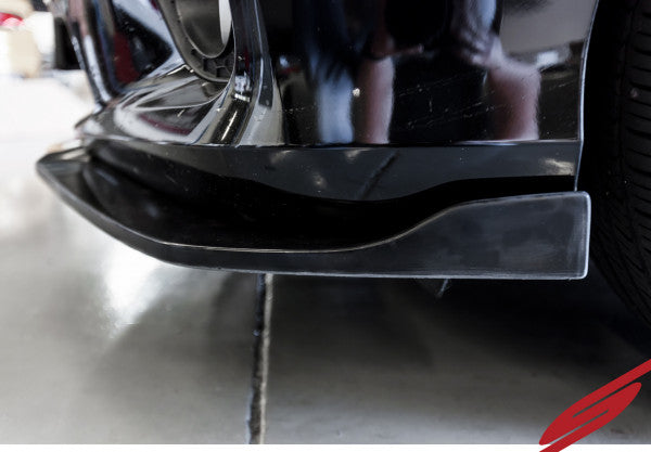 2013-2015 Honda Accord Coupe Front Splitter Lip Spoiler - Unpainted ABS Plastic (KB25001) - Enhance Sporty Look & Aerodynamics for Street Racing & Car Shows