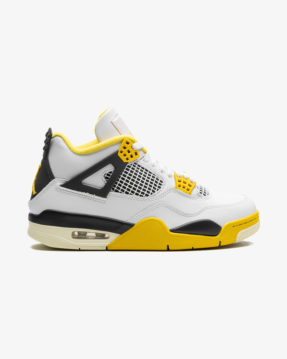 Nike Air Jordan 4 Retro WMNS Vivid Sulfur - Women's Basketball Sneakers for Streetwear & Casual Fashion