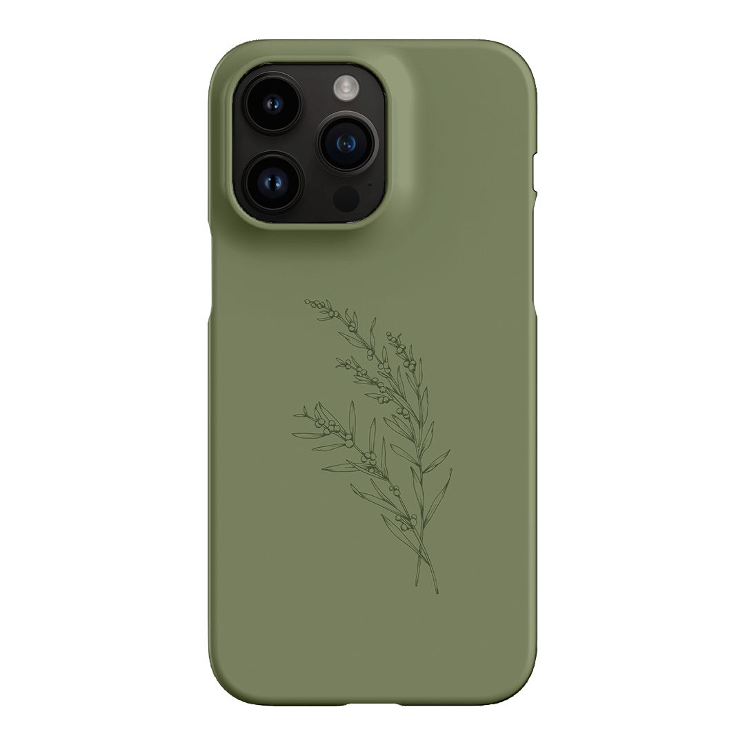 Durable Khaki Wattle Shockproof Phone Case - Slim Protective Cover for iPhone & Samsung - Perfect for Outdoor Adventures & Daily Use