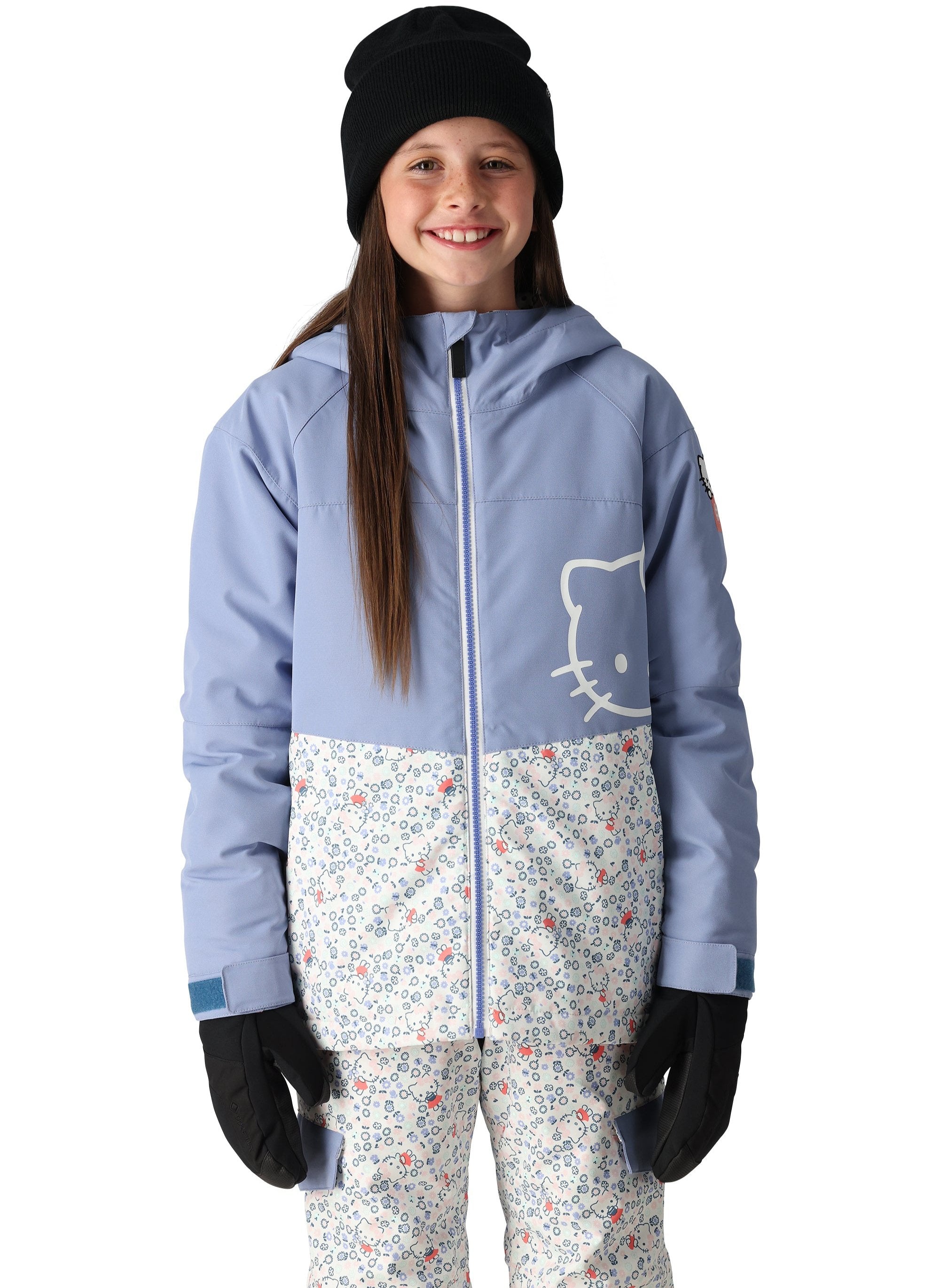 686 Girl's Athena Insulated Jacket 2025 - Waterproof Winter Coat for Girls, Warm Puffer Jacket with Hood for Snow, Skiing & Outdoor Activities
