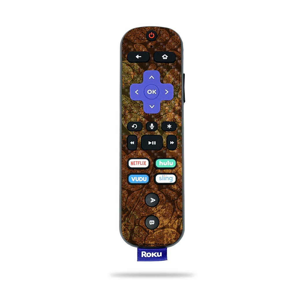 MightySkins Carbon Fiber Skin for Roku Ultra - River Stones Design | Protective Durable Textured Vinyl Wrap | Easy to Apply & Remove | Made in USA | Perfect for Home Theater & Streaming Setup