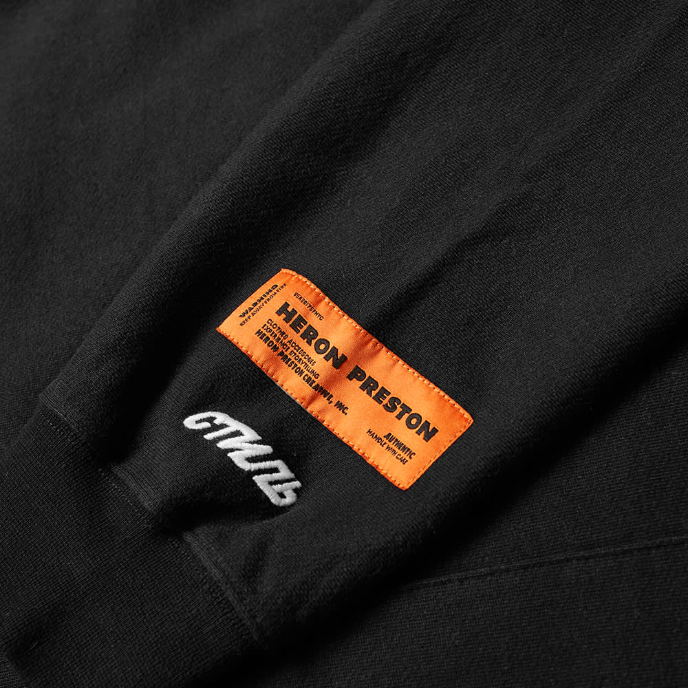 Heron Preston Black Logo Hoodie - Men's Streetwear Pullover Sweatshirt | Casual Fashion for Urban Lifestyle & Street Style Outfits