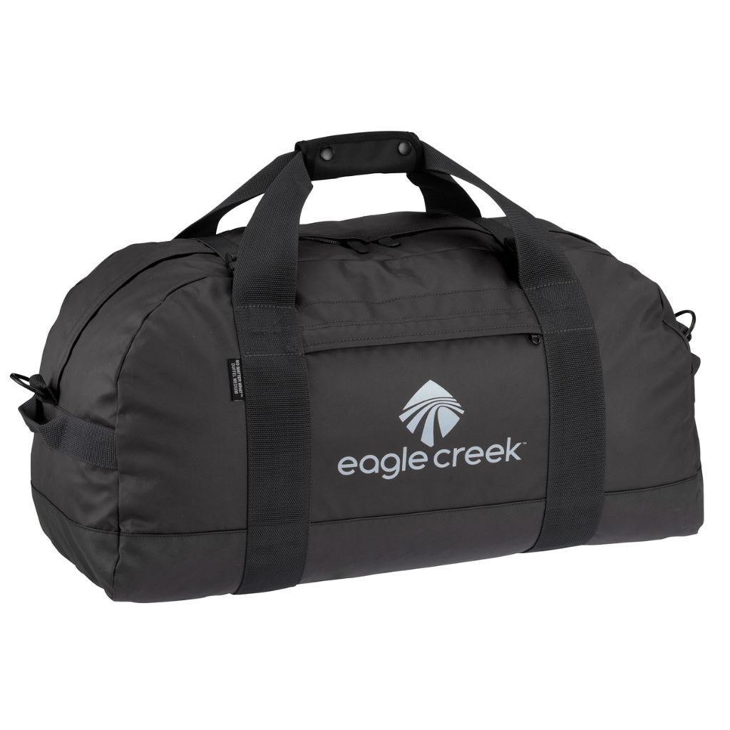 Eagle Creek No Matter What Medium Duffel Bag - Waterproof Travel Duffel for Gym, Camping & Weekend Trips - Black Carry-On Bag with Durable Construction