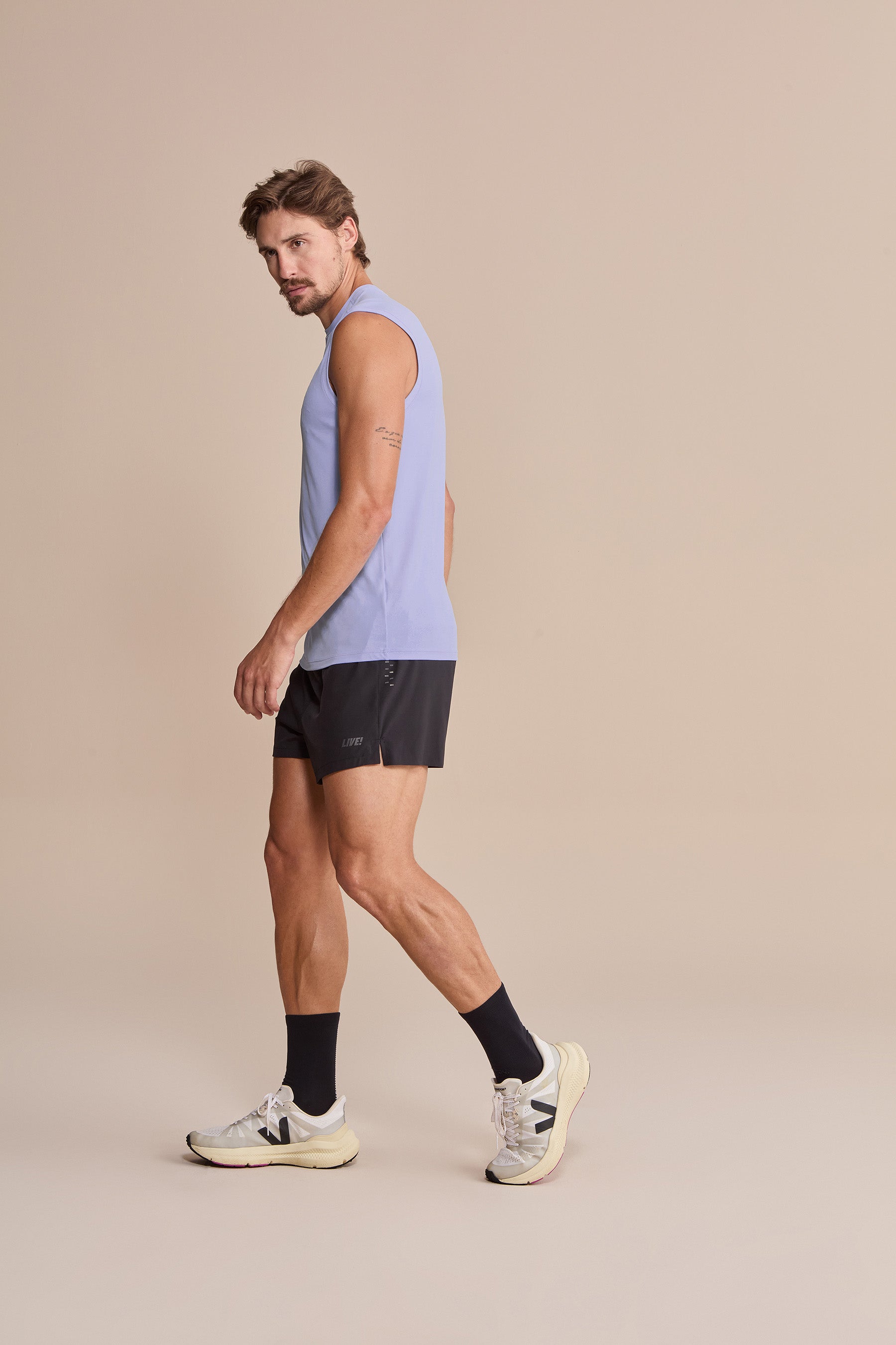 Breathable Bio Stretch Men's Tank Top - Lightweight & Comfortable for Gym, Running & Summer Outfits