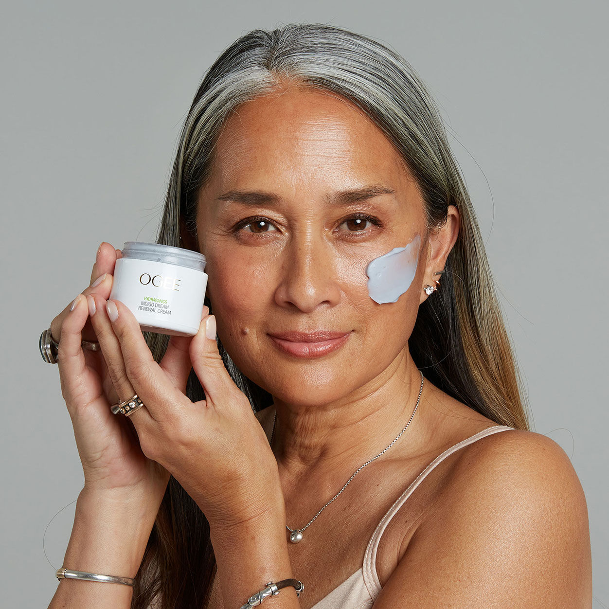 Indigo Dream Renewal Cream - Anti-Aging Face Moisturizer with Hyaluronic Acid & Vitamin E for Glowing Skin | Day & Night Hydration for Women & Men | Perfect for Dry, Sensitive Skin Care Routine
