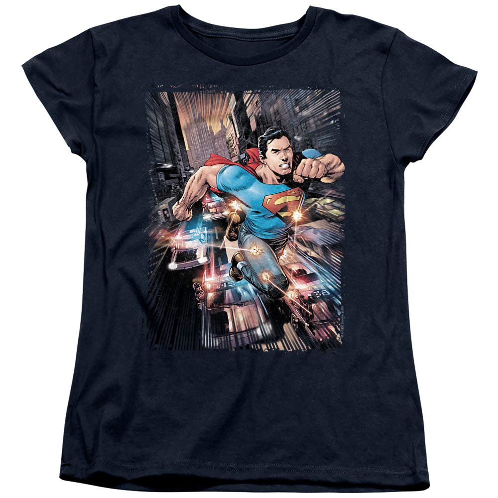Superman Action Comics #1 Vintage Women's T-Shirt | DC Comics Graphic Tee | Casual Wear & Cosplay Outfit