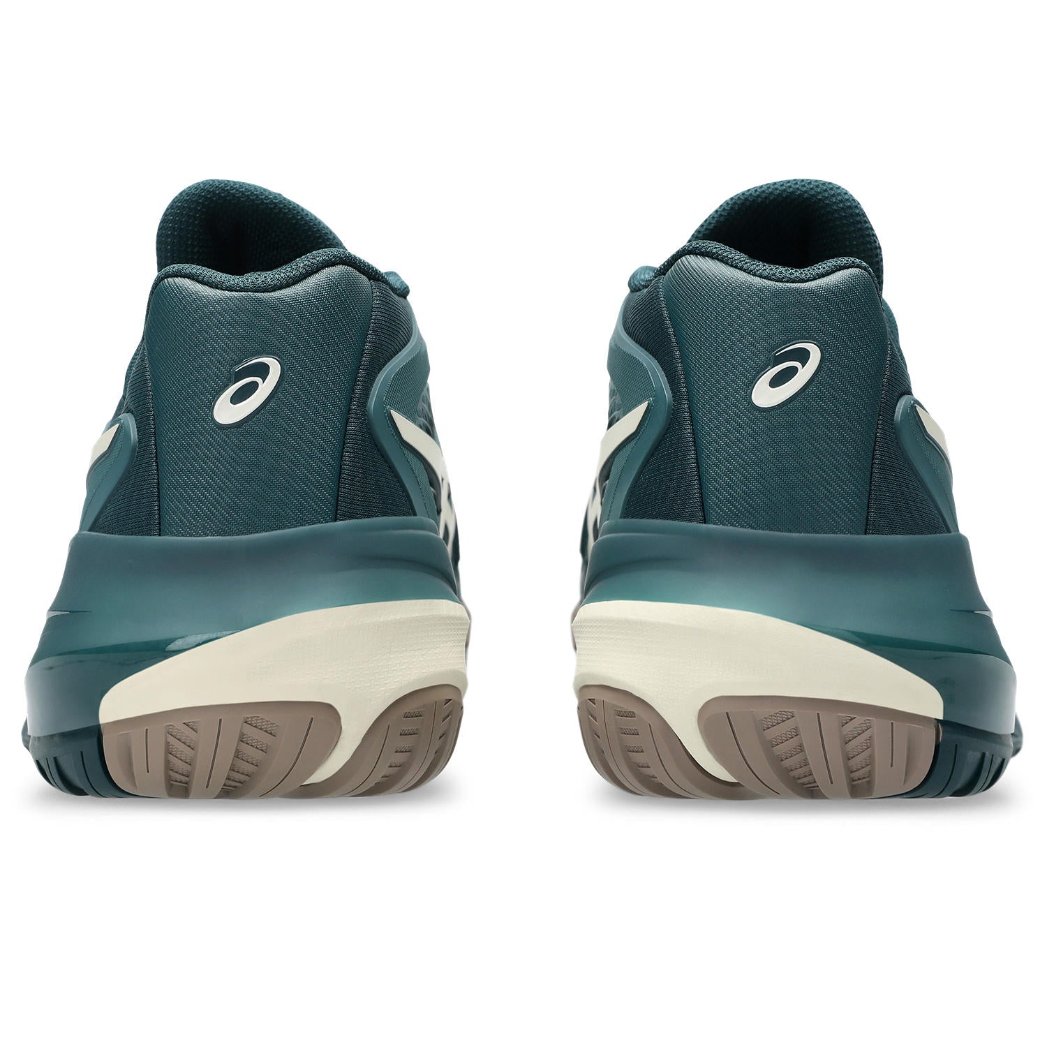 ASICS Gel Resolution X Wide Men's Tennis Shoes - Green/Birch - High-Performance Court Shoes for Competitive Play & Training