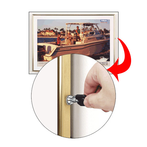 30x40 Poster Frame - SwingFrame Classic Black Wooden Display for Wall Art, Photos & Prints - Perfect for Home, Office & Gallery Decor