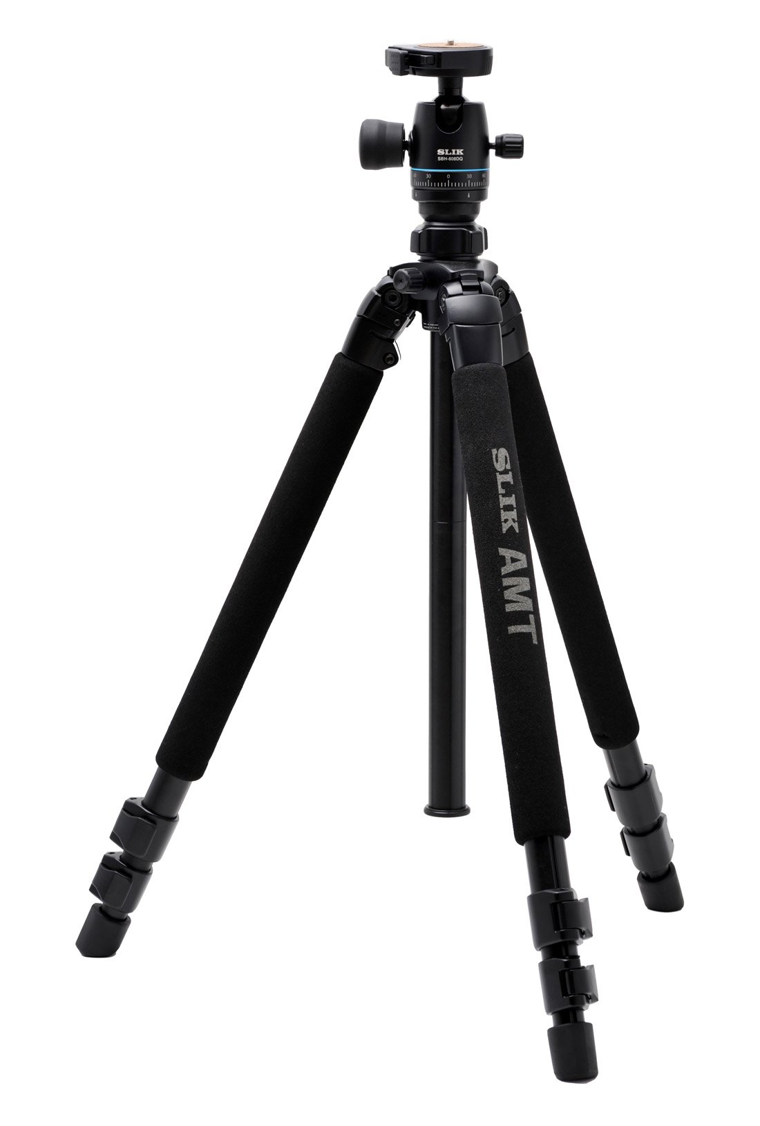 SLIK Pro 700 BHX AMT Professional Tripod with SBH-808DQ Ball Head - Heavy Duty Aluminum Camera Tripod for DSLR, Mirrorless & Video Cameras - Perfect for Travel, Photography & Videography