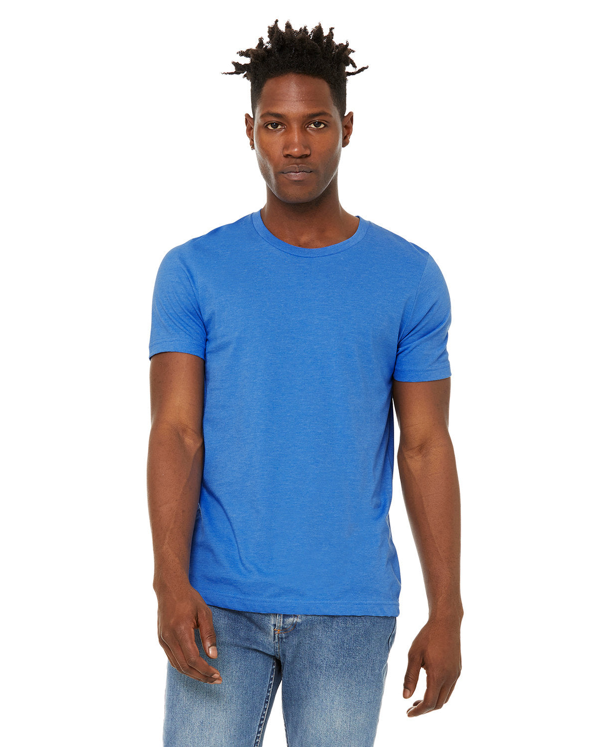 Bella + Canvas 3301C Unisex Sueded T-Shirt - Soft Comfortable Crew Neck Tee for Men & Women - Perfect for Casual Wear, Layering & Everyday Outfits
