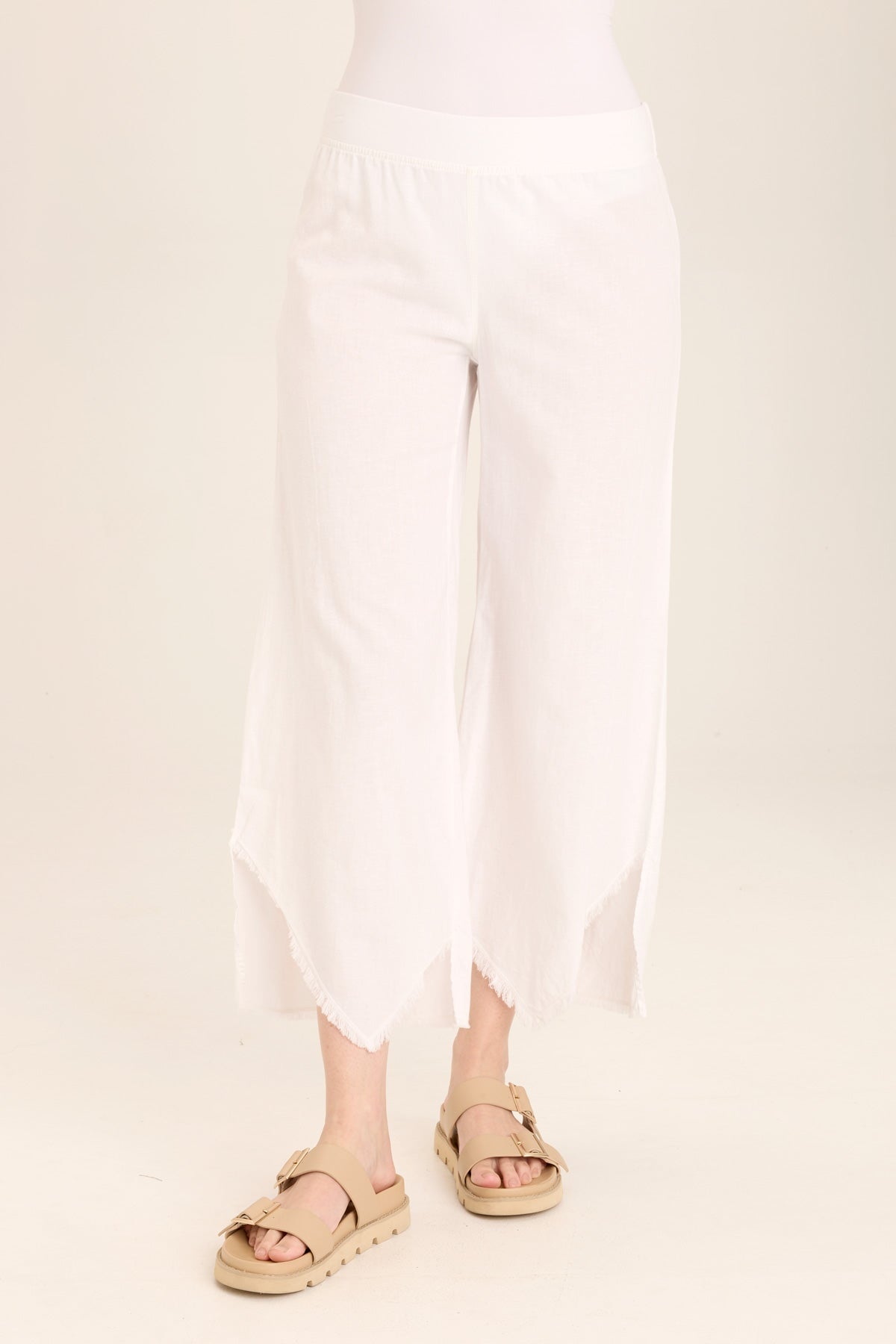 Astri Women's Asymmetric Wide Leg Pants - High Waisted Flowy Trousers for Work & Casual Wear | Office Outfits, Weekend Looks & Special Occasions