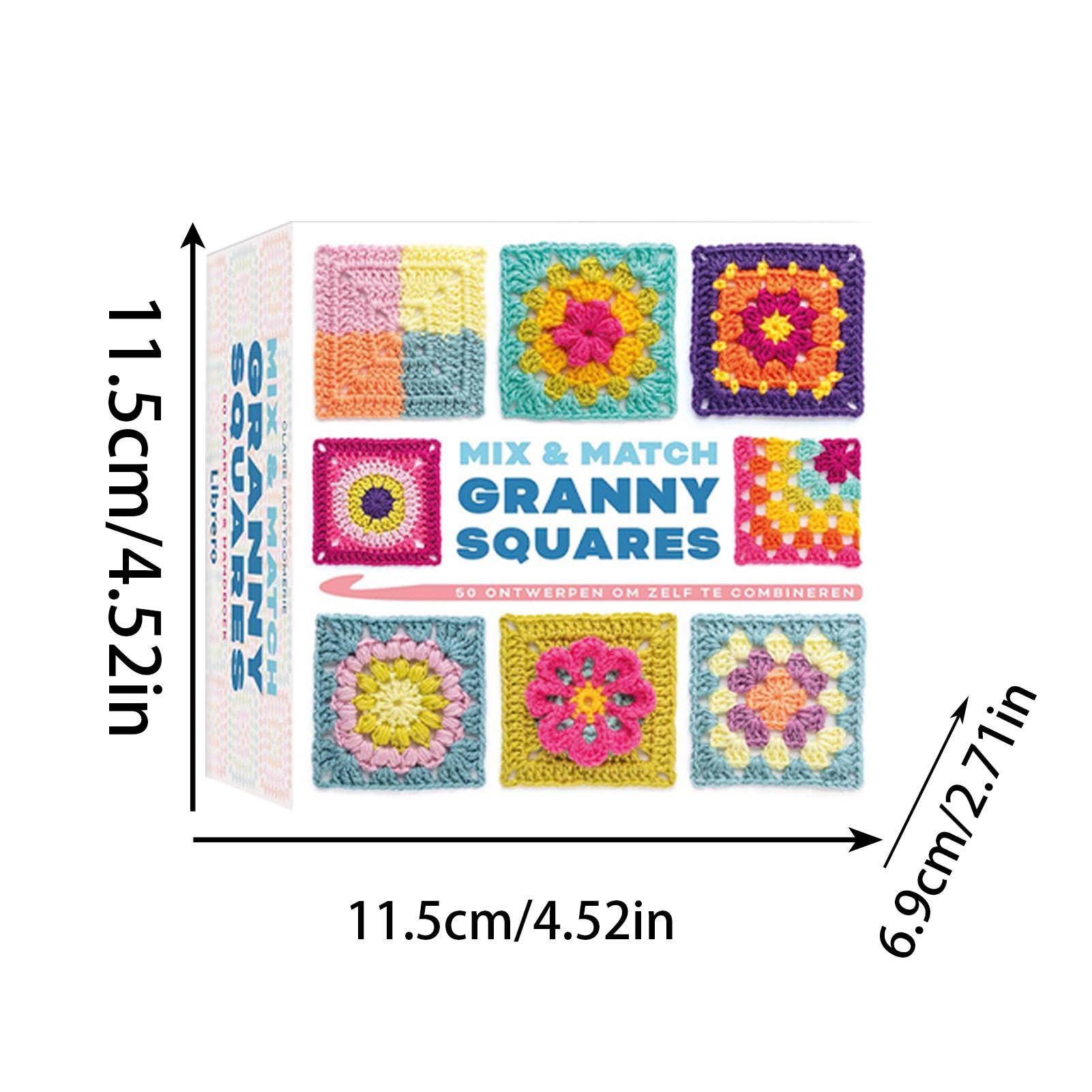 Beginner-Friendly Crochet Granny Squares Card Set - DIY Crochet Kit with Patterns & Tips for Handmade Cards | Perfect for Gifts, Scrapbooking & Home Decor