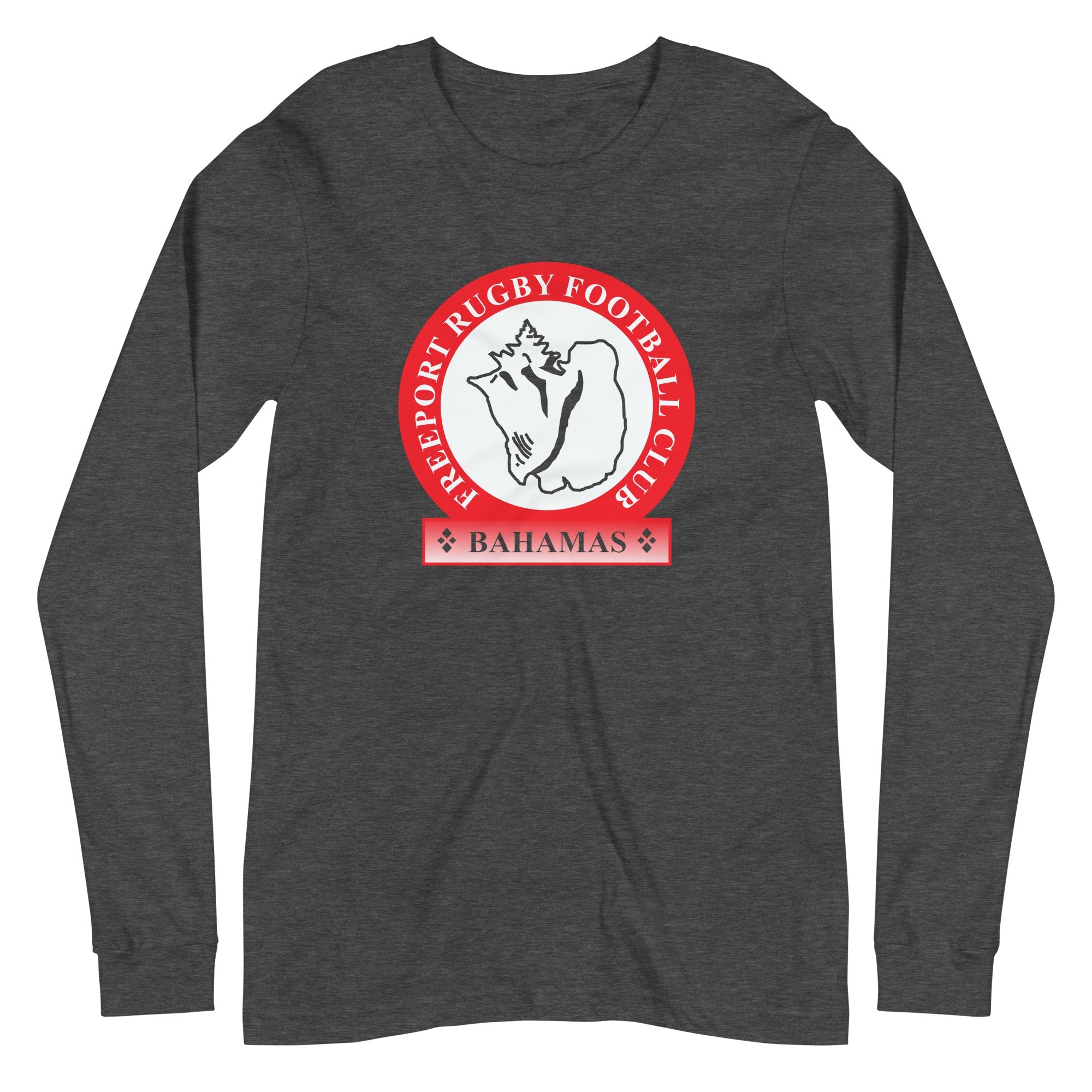 Freeport RFC Long Sleeve Social T-Shirt for Men - Comfortable Cotton Crewneck Tee for Casual Wear, Sports & Outings