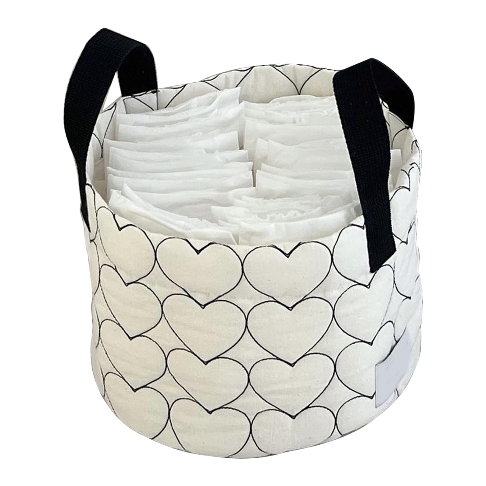 BLULILY Waterproof Baby Diaper Storage Bag - Large Capacity Organizer for Diapers, Toys & Baby Essentials - Perfect for Nursery, Travel & On-the-Go Parents