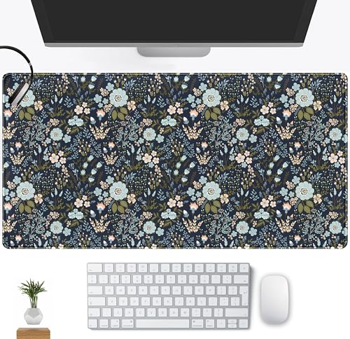 Navy Blue Flowers