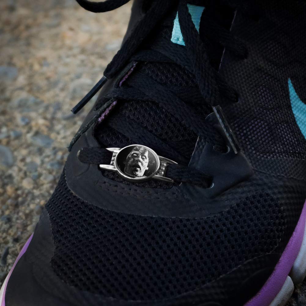 The Exorcist Regan Shoe Lace Charms - Horror Movie Themed Sneaker Accessories for Gym, Running & Casual Shoes - Perfect for Halloween Costumes & Horror Fans