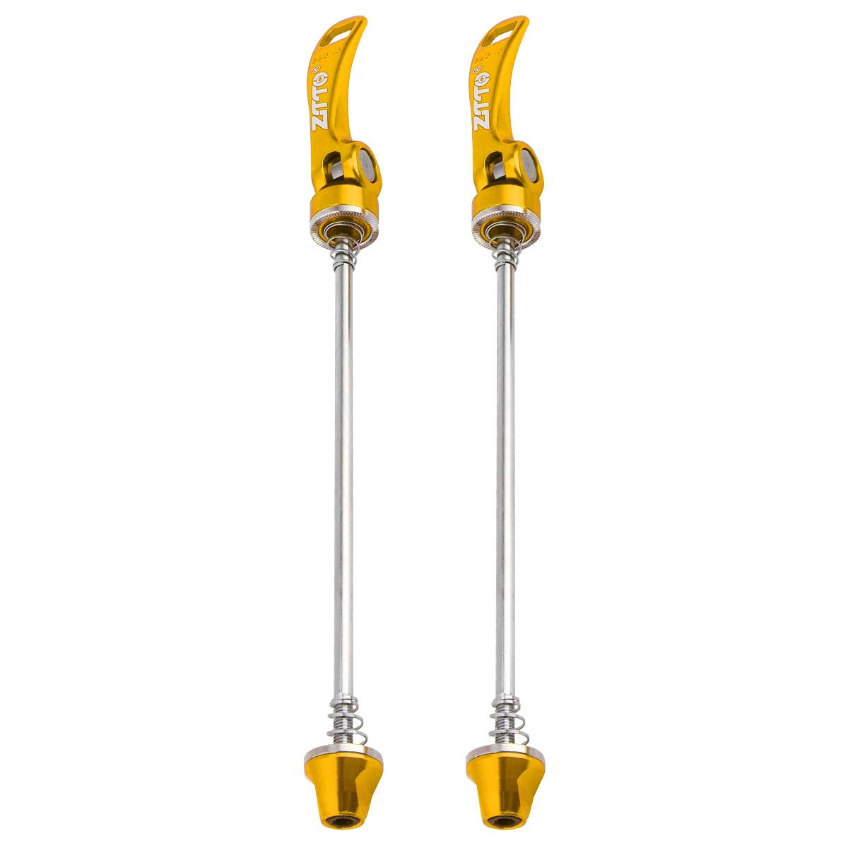 **Abaodam 1 Pair Quick Release Skewers for Mountain & Road Bikes - Professional Bike Hub Tool, Durable Bike Accessories (Gold) - Perfect for Cycling Maintenance & Quick Wheel Changes**