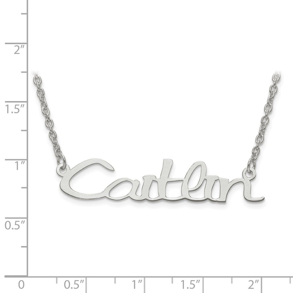 925 Sterling Silver Personalized Nameplate Necklace with Lobster Clasp - Custom Name Jewelry for Women, Engraved Gift for Her, Anniversary Present - Perfect for Daily Wear, Special Occasions & Romantic Gifts