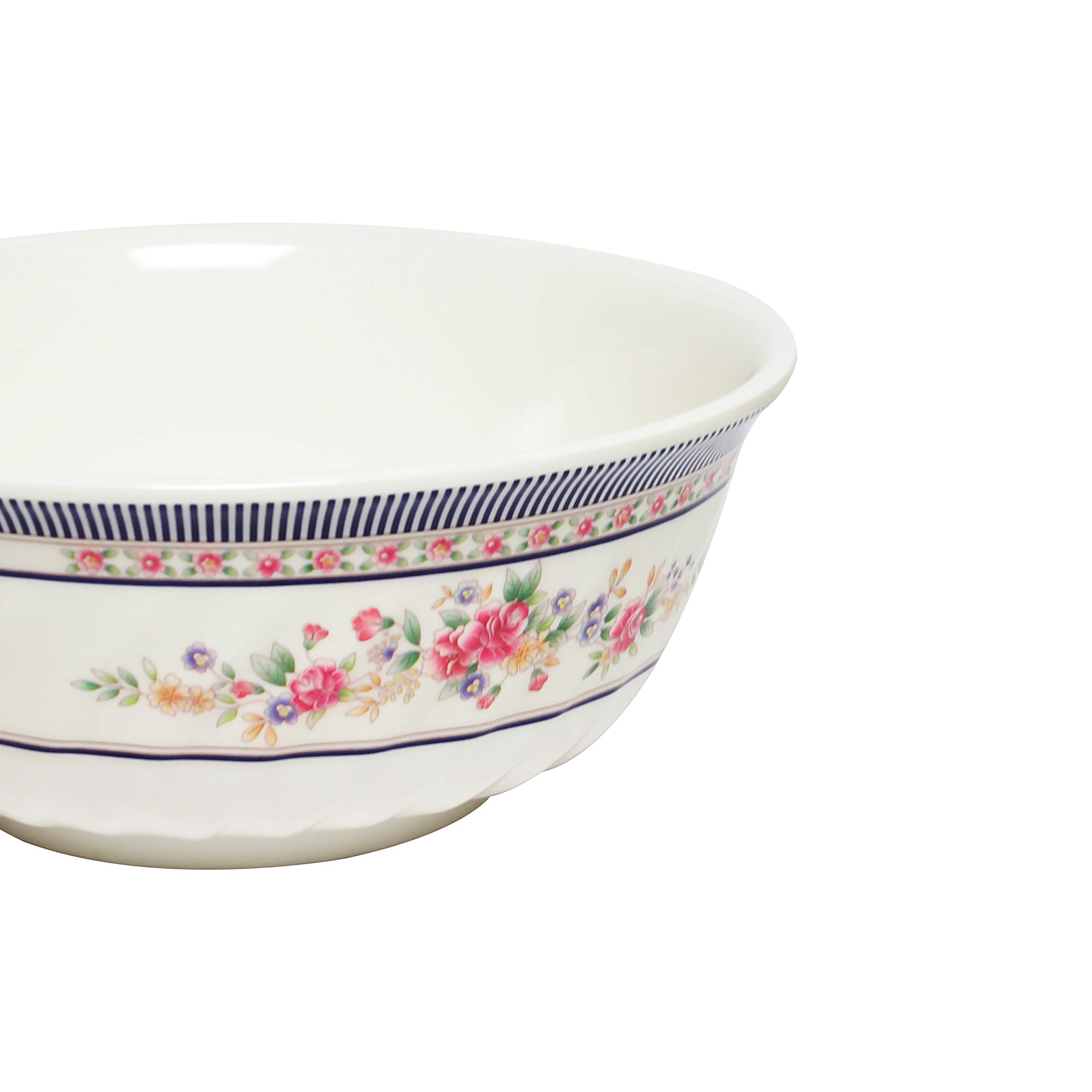 Thunder Group 72 oz Rose Melamine Dinnerware Set - 9