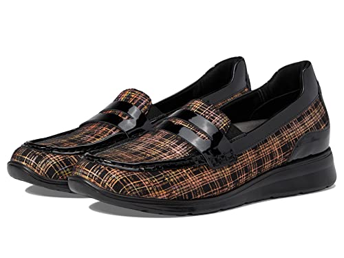 Black Holographic Plaid/Black Patent