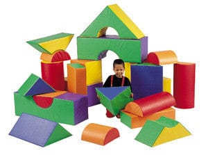 BIG BLOCKS SET A - Large Building Blocks for Kids, STEM Educational Toys for Toddlers - Perfect for Classroom, Playroom & Creative Construction Play
