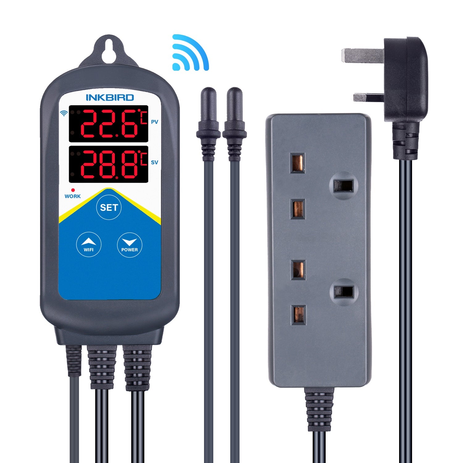 Premium Aquarium Temperature Controller - Digital Heater & Chiller Thermostat for Fish Tanks - Ideal for Tropical Fish, Coral Reefs & Marine Life Habitats