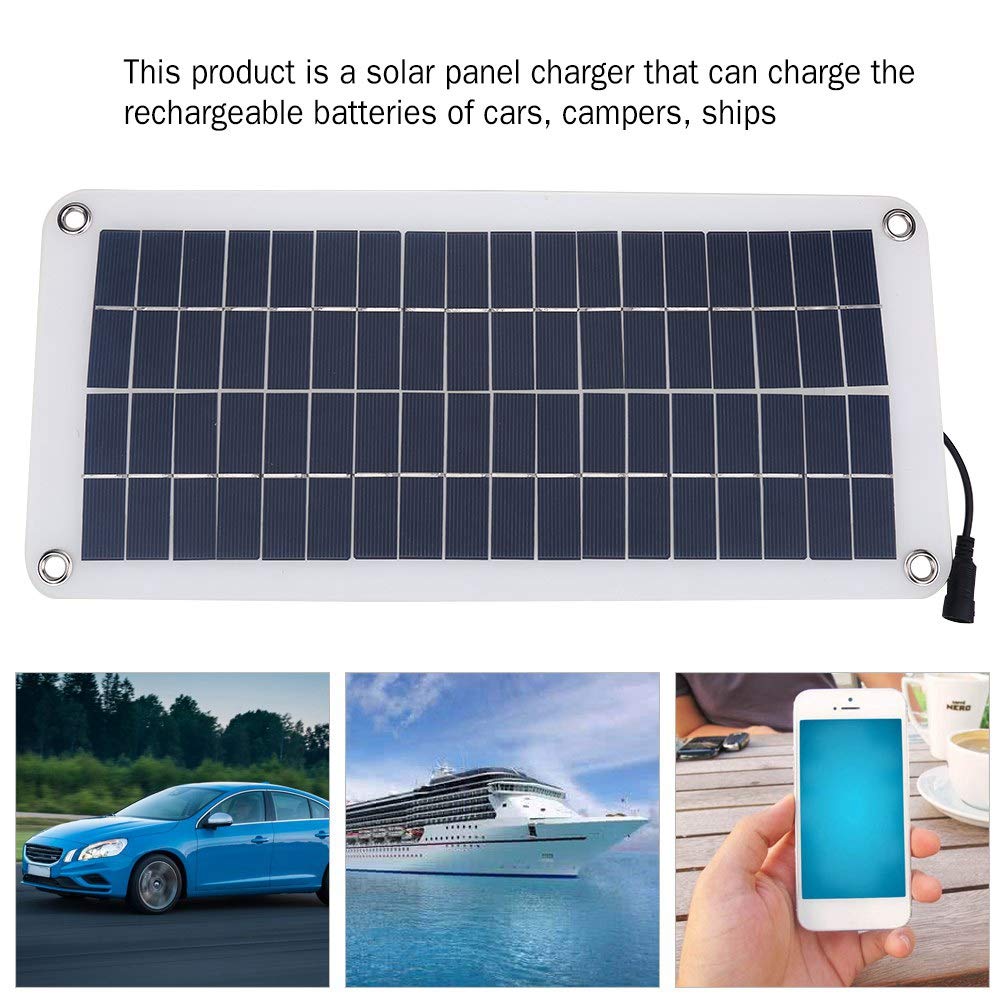 10.5W 18V Portable Solar Panel Charger - Waterproof Outdoor Solar Charger for Phones, Cars, Boats & Camping | Perfect for Emergency Power, RV Trips & Off-Grid Adventures