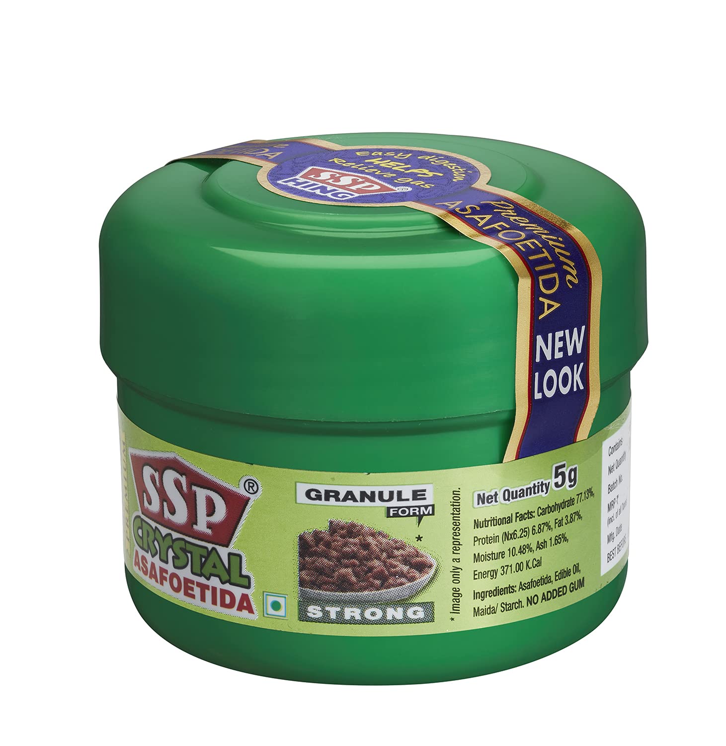 SSP Asafoetida Crystal (Hing) 10G - Premium Strong Granules for Authentic Indian Cooking | Adds Rich Flavor to Curries, Lentils & Vegetarian Dishes | 5 Gram Resealable Pack | Perfect for Home Chefs & Ayurvedic Recipes