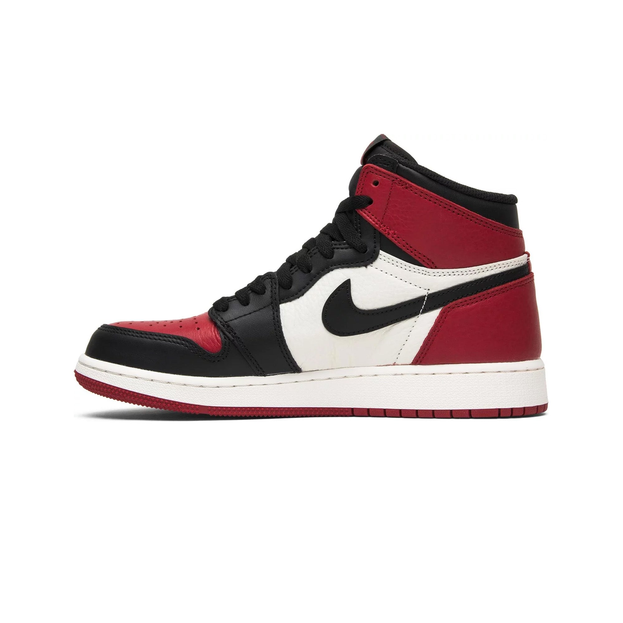 Air Jordan 1 Retro High 'Bred Toe' GS (2018) - Authentic Basketball Shoes for Women & Girls - Perfect for Streetwear, Sneaker Collection & Casual Fashion