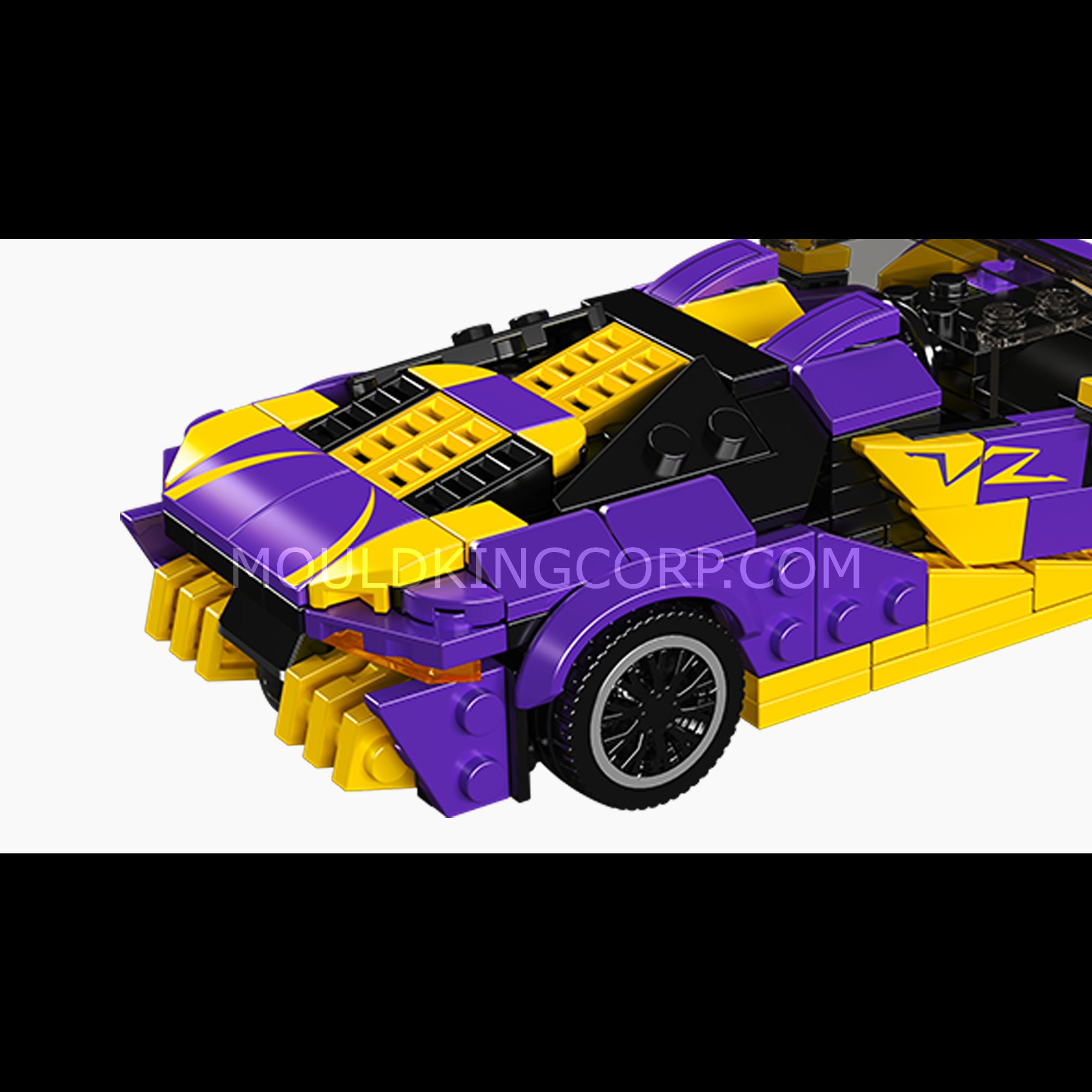 Mould King 27054 Centennial Bull Supercar Building Set - 344 Pcs DIY Model Kit for Adults & Teens | Perfect for Collectors, Gifts & Home Decoration