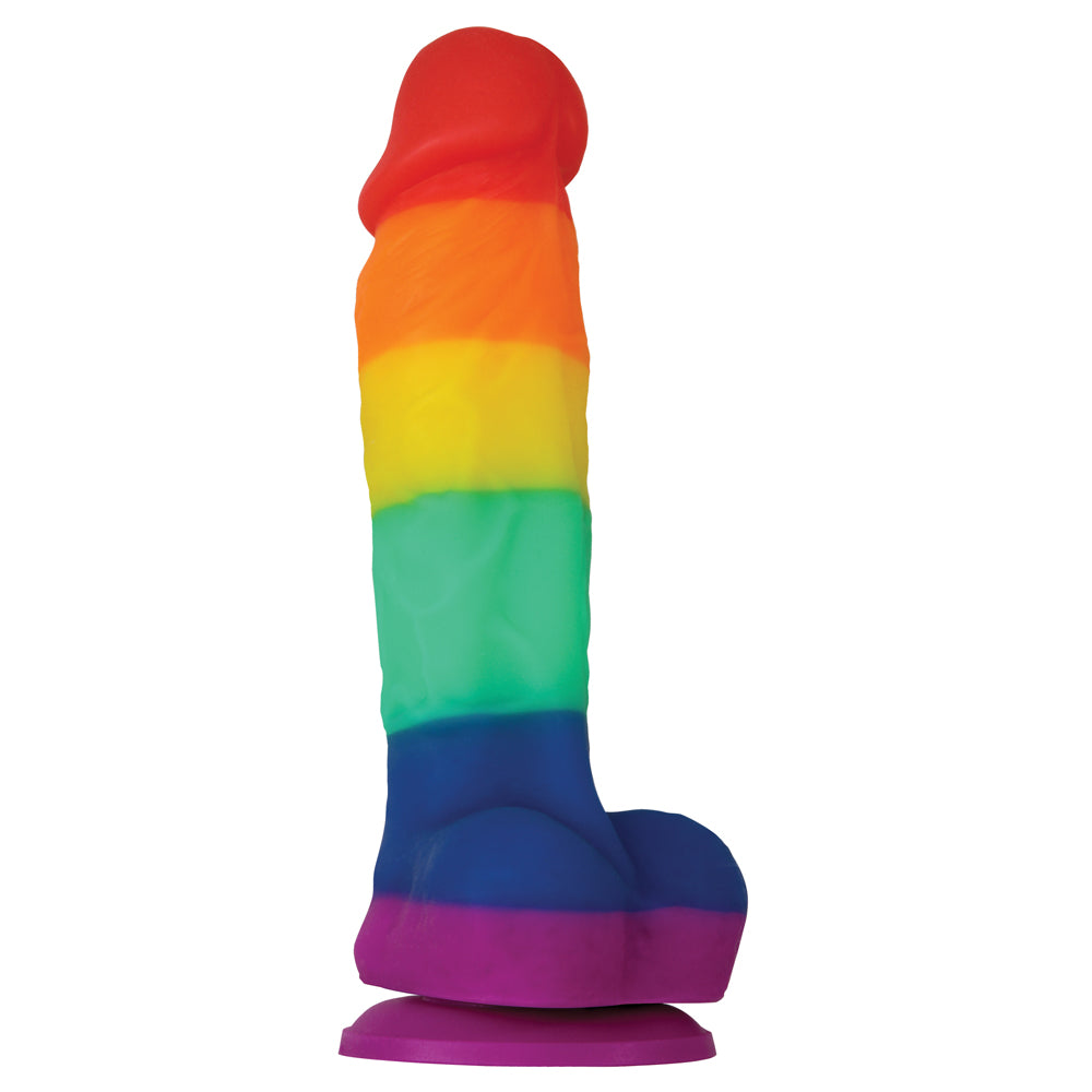 Colours Pride Edition 5 Dildo - Firm Silicone Adult Toy for LGBTQ+ Pleasure | Perfect for Solo Play & Couples Intimacy