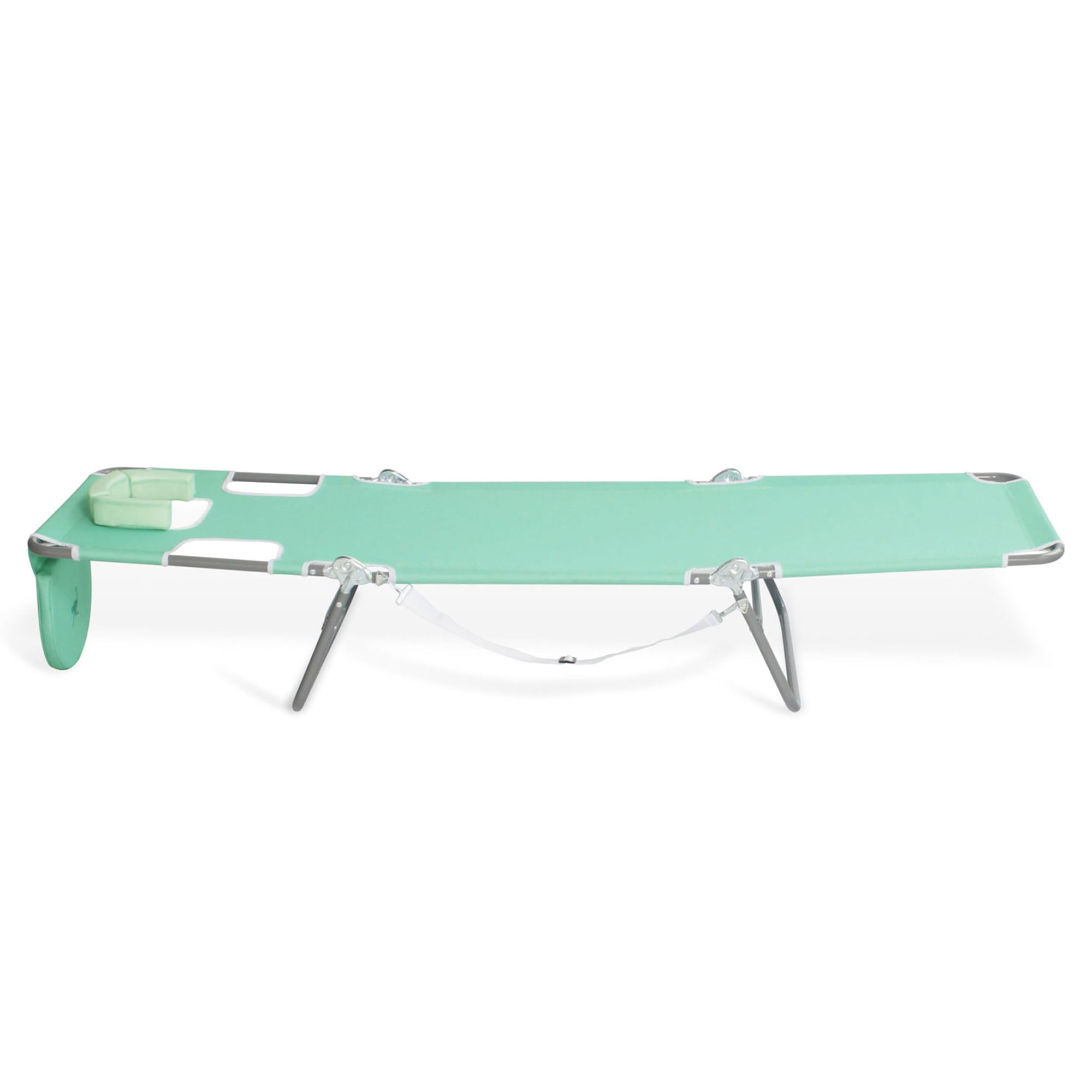 Premium 4-Position Reclining Ostrich Chaise Lounge - Portable Folding Outdoor Chair for Beach, Patio, Camping & Poolside Relaxation with Carrying Strap (Set of 4, Teal Blue) - Perfect for Sunbathing, Backyard Lounging & Vacation Getaways