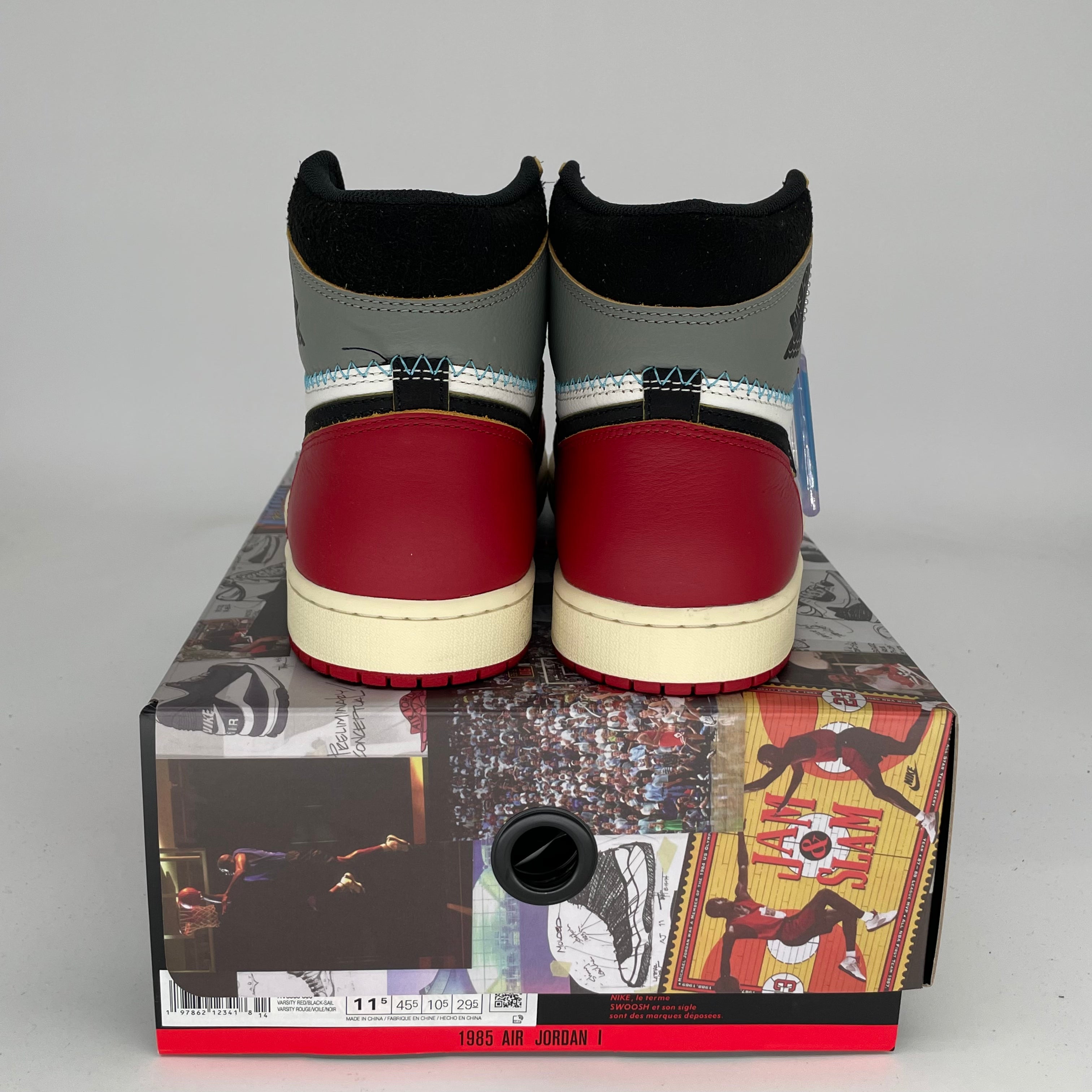 AIR JORDAN 1 UNION LA CHICAGO SHADOW Men's Basketball Shoes Size 11.5 - Style HV8563-600 | Retro Sneakers for Streetwear & Casual Outfits