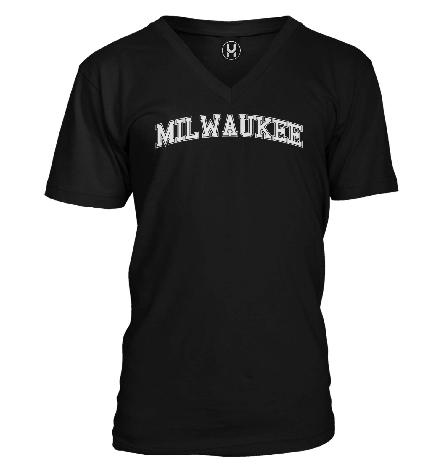 Milwaukee State Proud Strong Unisex V-Neck T-Shirt | Comfortable Cotton Tee for Men & Women | Perfect for Casual Wear, Travel & Showing Wisconsin Pride