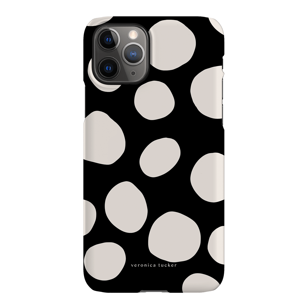 Premium Pebbles Noir Phone Case - Slim Protective Cover for iPhone & Samsung - Perfect for Everyday Use, Travel & Outdoor Activities
