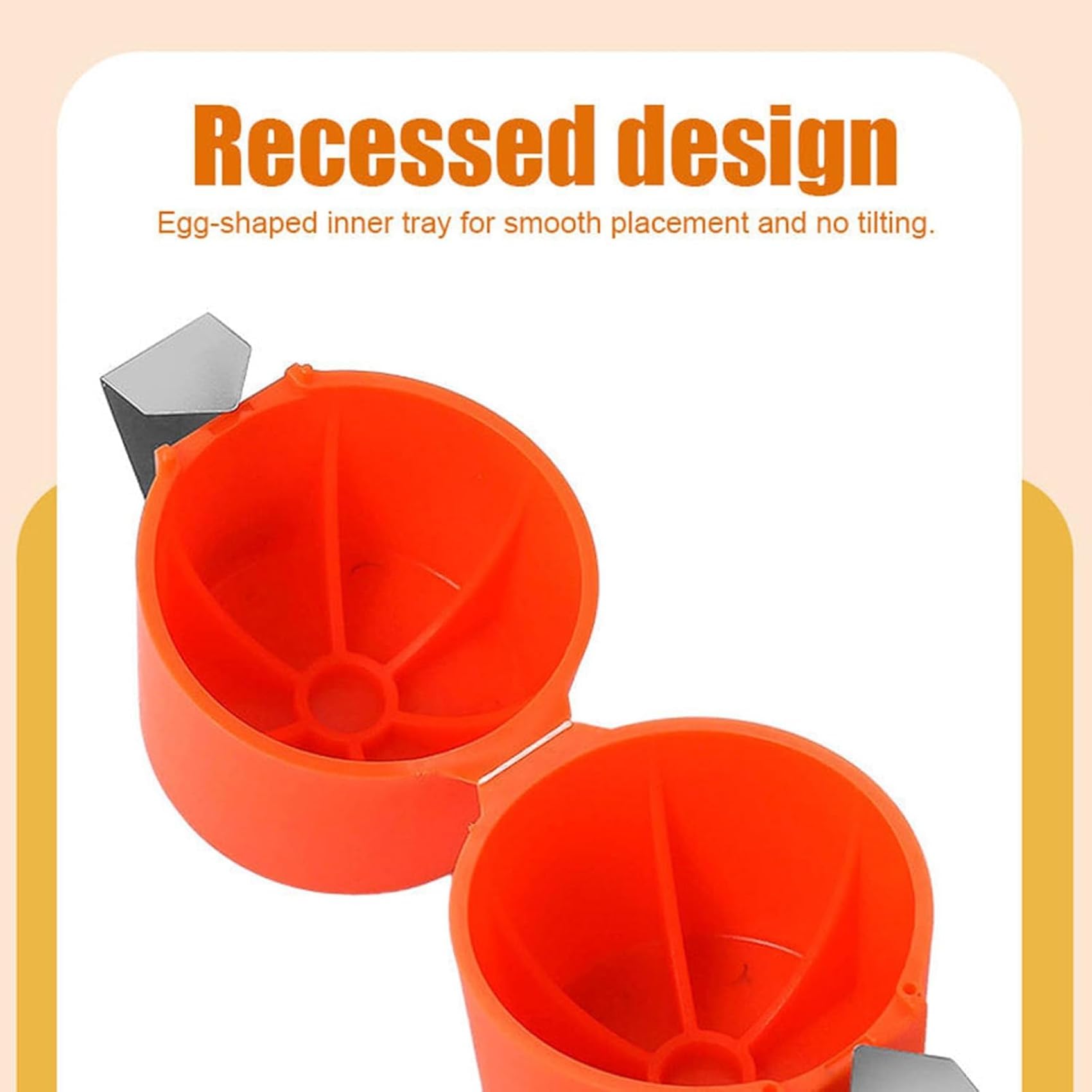 Premium Egg Shell Opener & Cutter Tool - Quick & Easy Egg Topper for Raw Eggs, Kitchen Gadget for Perfect Eggshell Cutting - Ideal for Baking, Cooking & Breakfast Prep (2-Pack, Yellow)