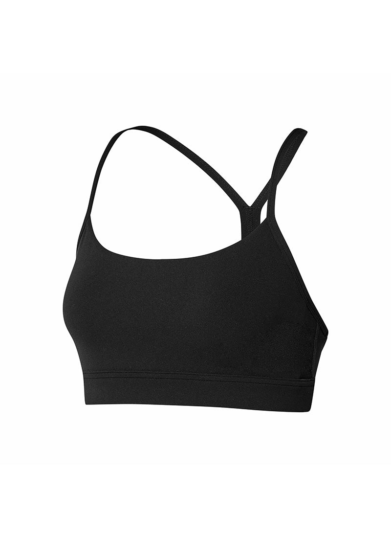 Black Label Signature Breathe Racerback Sports Bra Top - High Support Workout & Yoga Activewear for Women