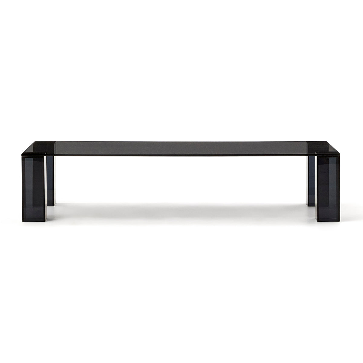 Modern Adularia Glass Rectangular Coffee Table - Stylish & Durable Living Room Centerpiece for Home Decor | Perfect for Small Spaces, Apartments & Contemporary Interiors