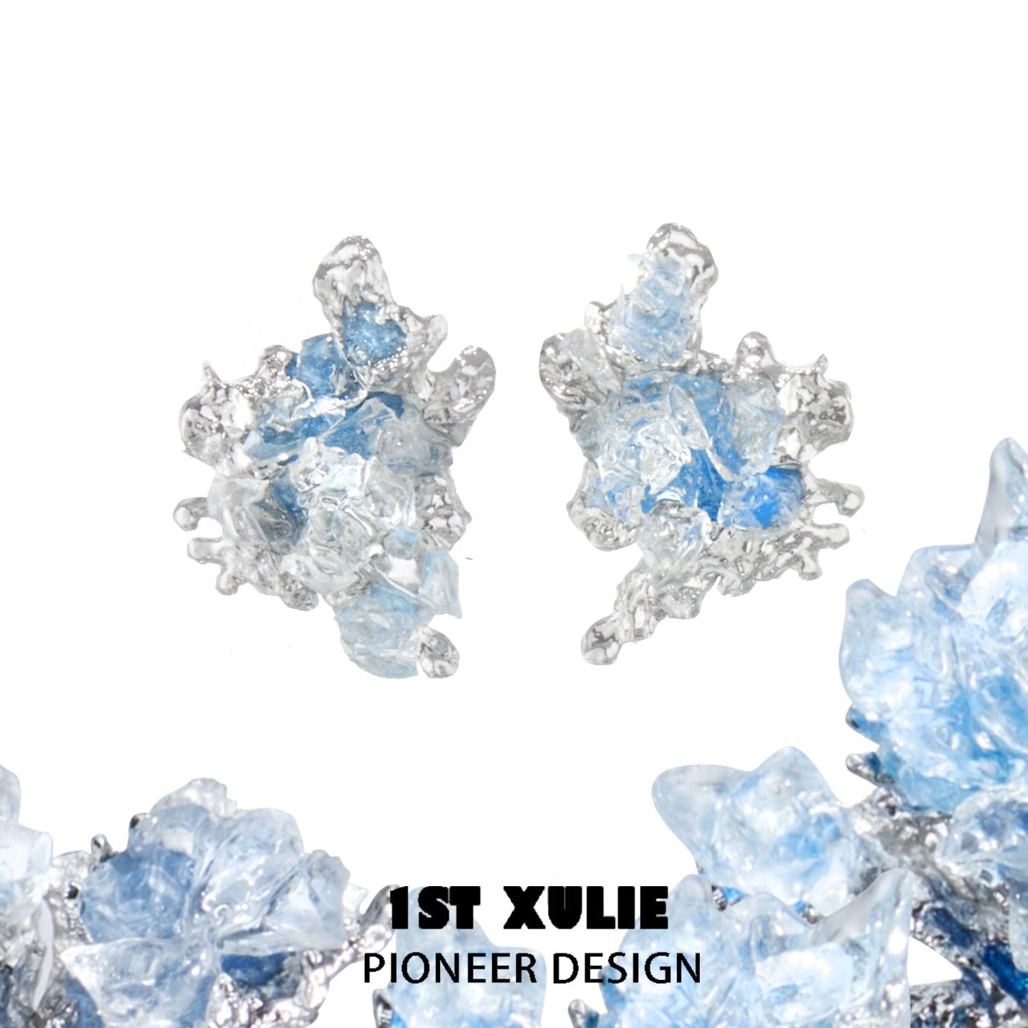 Ice Age 2023 New Crystal Sterling Silver Earrings™ - Elegant Dangle Earrings for Women, Perfect for Parties, Weddings & Everyday Wear