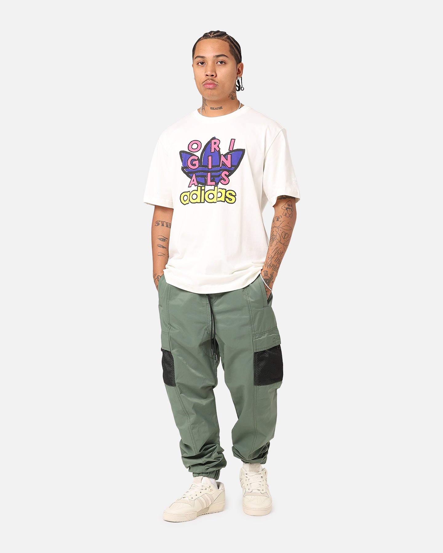 Adidas Men's Training T-Shirt - Breathable Quick-Dry Workout Tee for Gym & Running | Off White | Comfortable Athletic Shirt for Fitness & Casual Wear
