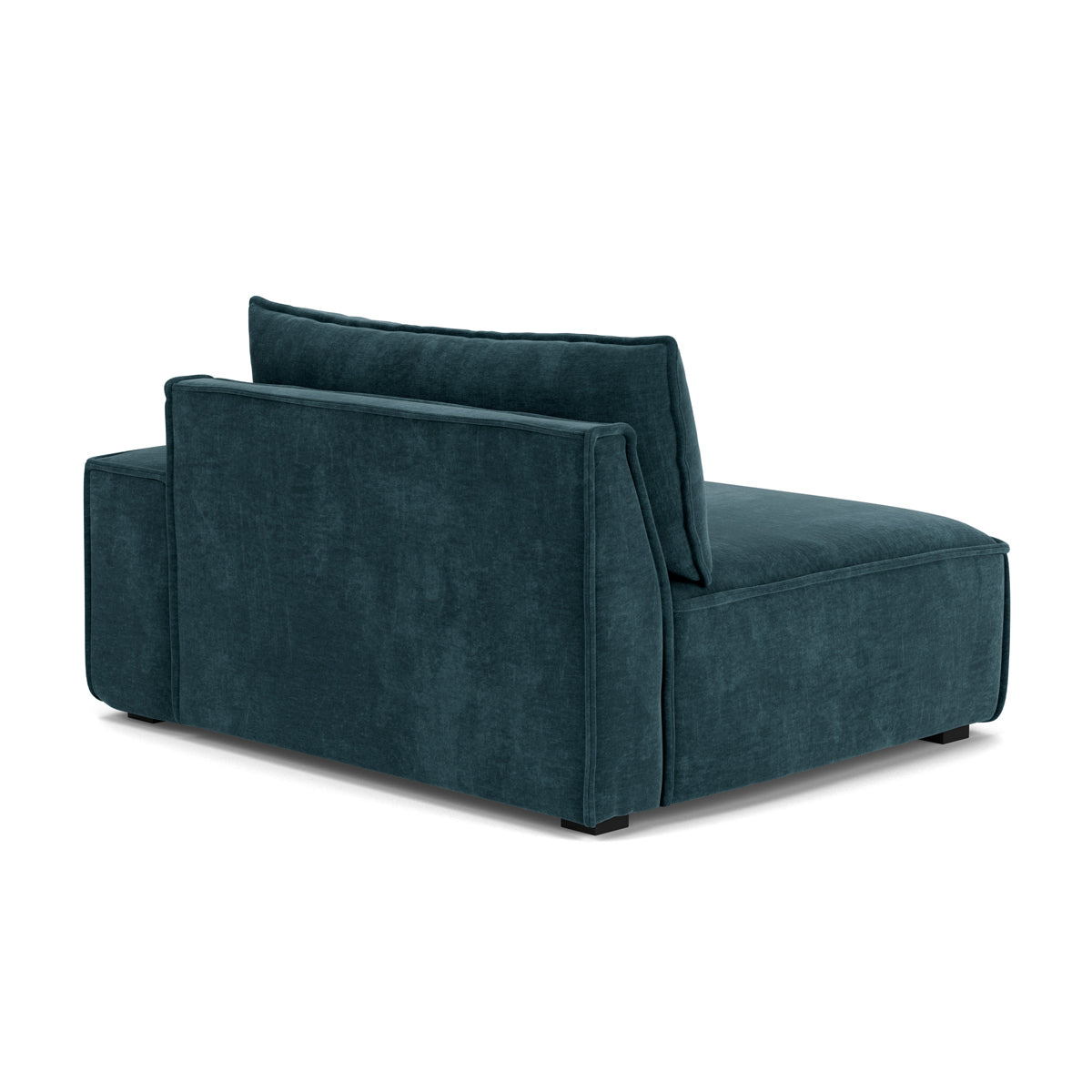 Daphne Fabric 1-Seater Right Arm Modular Sofa - Compact Modern Living Room Furniture for Small Spaces & Apartments