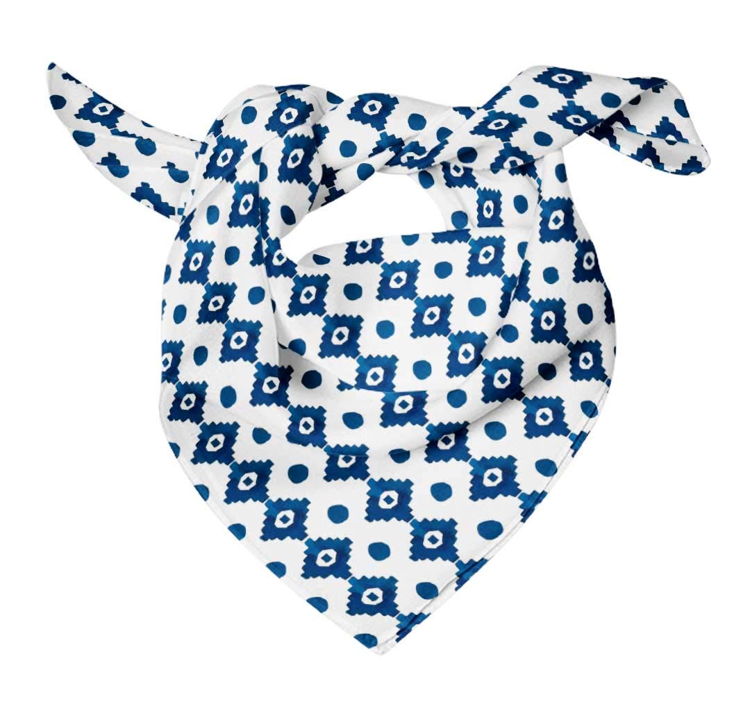 Bimba Printed Pure Silk Scarf - Women's Fashion Hair Neck Head Bandana Wrap for Styling, Accessorizing & Special Occasions